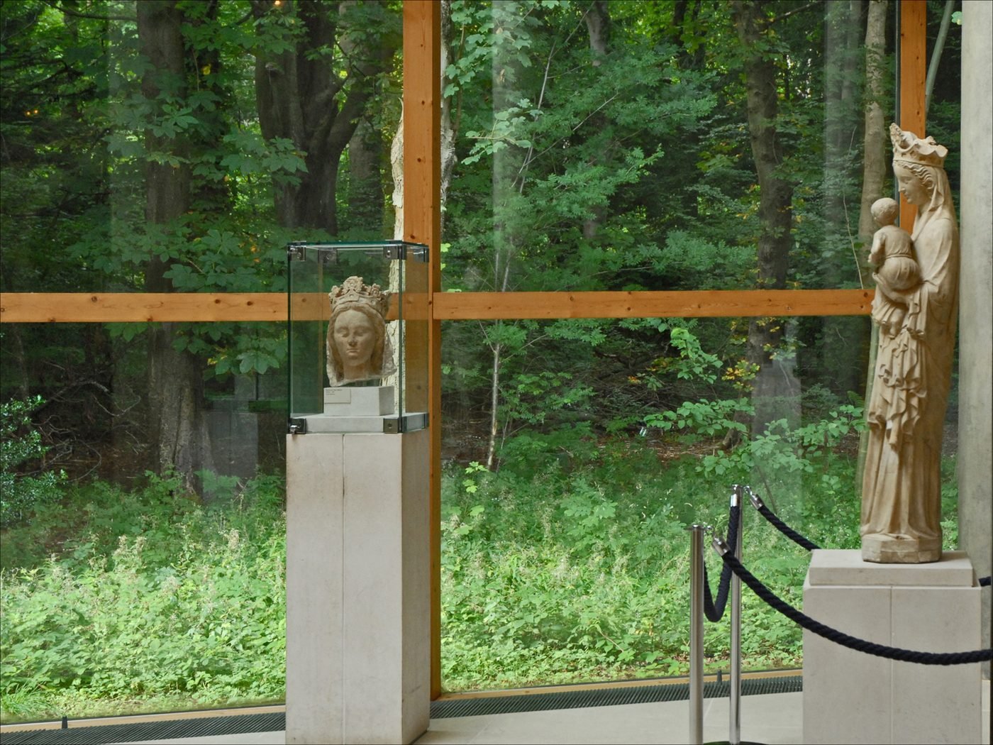 Gallery of the Burrell Collection opening onto Pollok Park