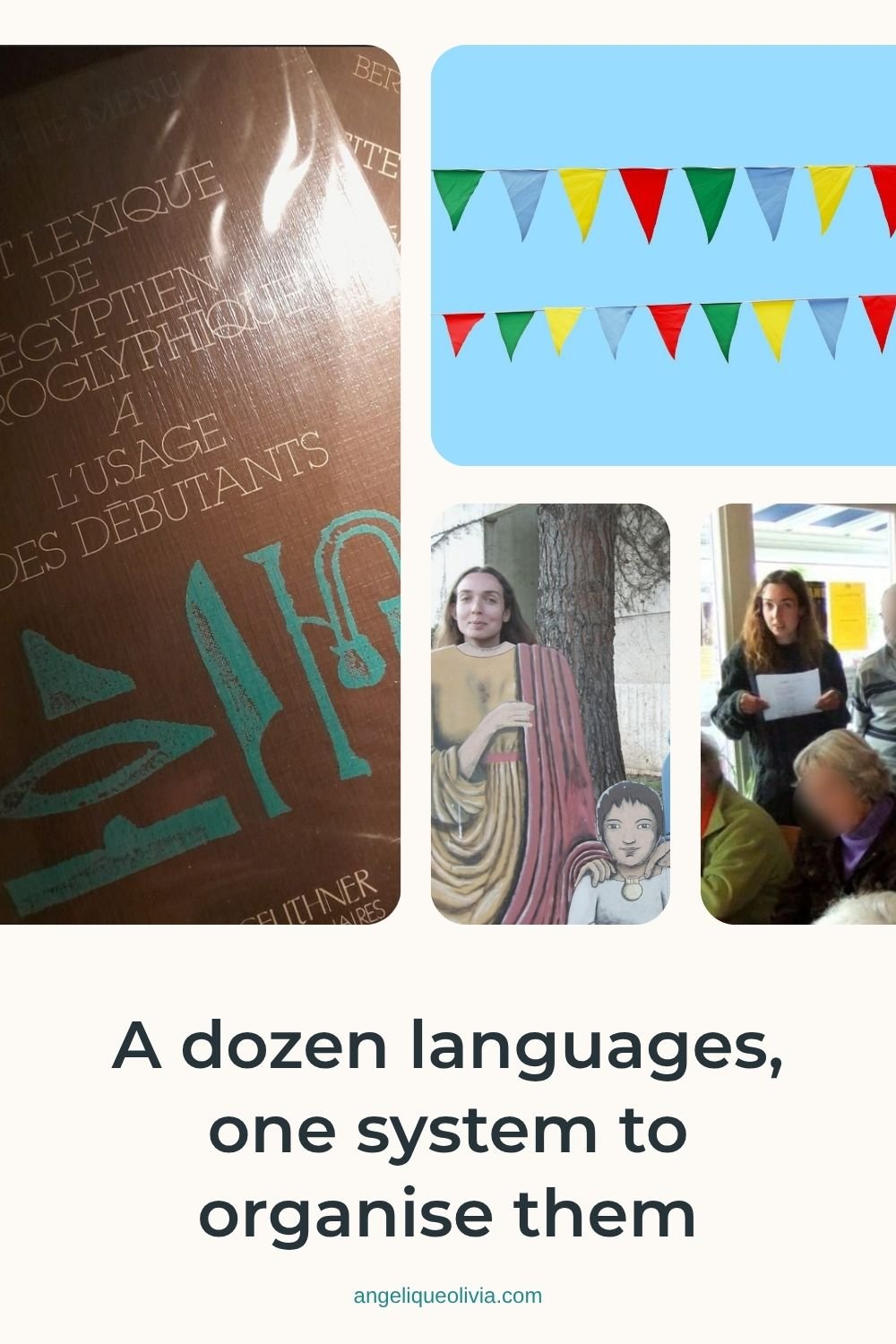 Pinterest pin for the article “My story of language learning”
