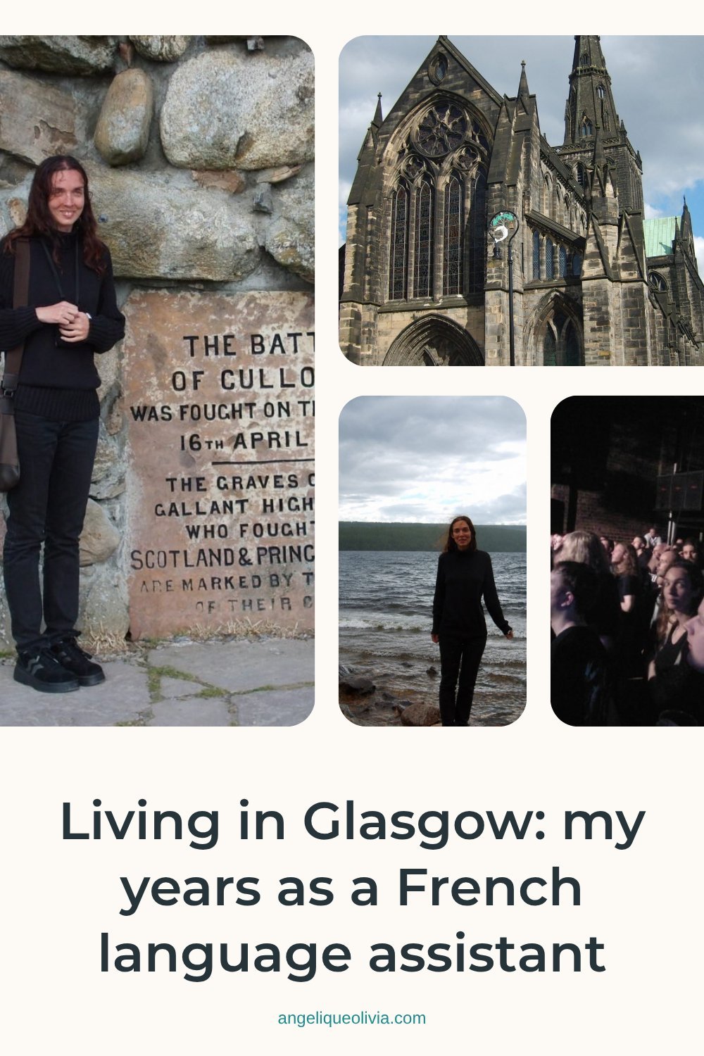 Pinterest pin for the article “My years in Glasgow: concerts, museums and a full Scottish breakfast”