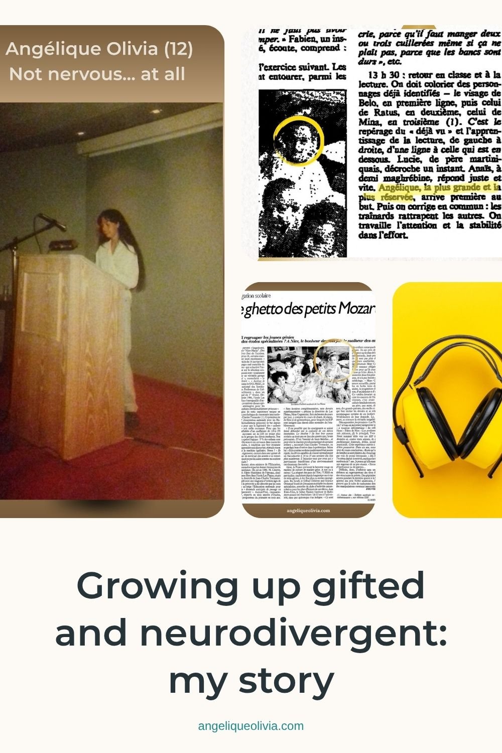 Pinterest pin for the article “Out of step: growing up gifted and neurodivergent”