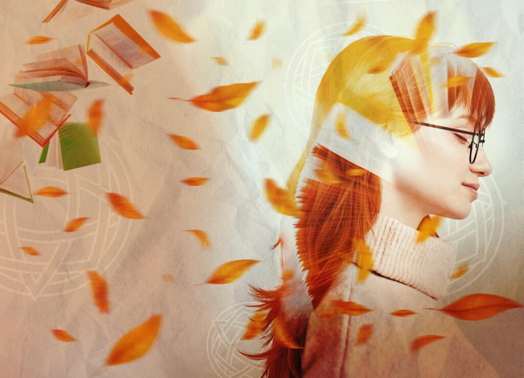 Portrait d'Emma réalisé par Julia Périnel de Fox Graphisme - série de romans YA Sauter le pas