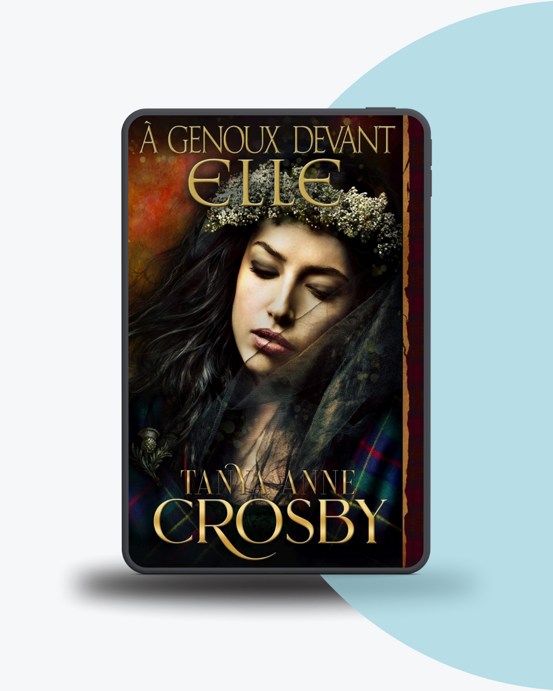 Angélique Olivia traductrice littéraire romance historique Tanya Anne Crosby à genoux devant elle