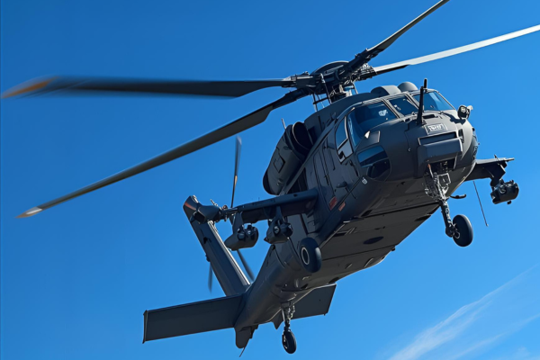 Hélicoptère pour romances militaires