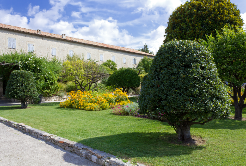 Sérénité dans les jardins du monastère de Cimiez à Nice